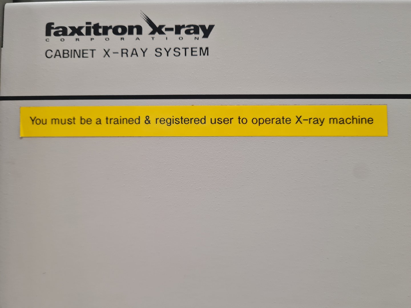 Image of Hewlett Packard Faxitron 43855A X-Ray Cabinet System