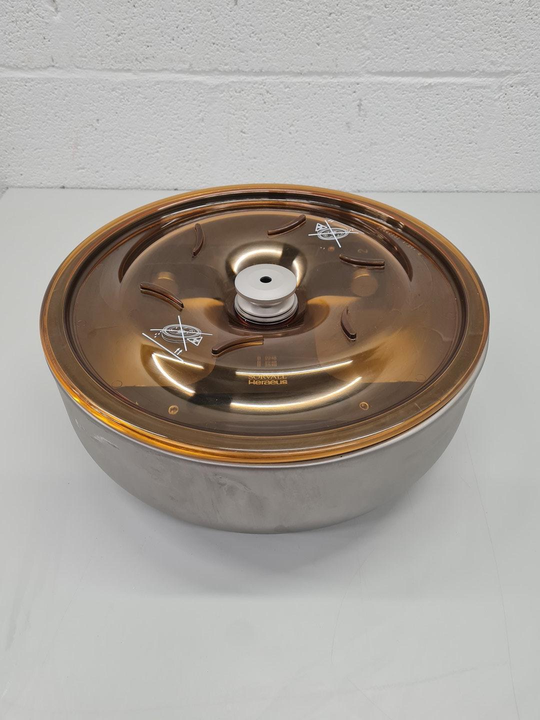 Image of Heraeus Sorvall 75006444 5650rpm 2x500g Swinging Bucket Centrifuge Rotor Lab