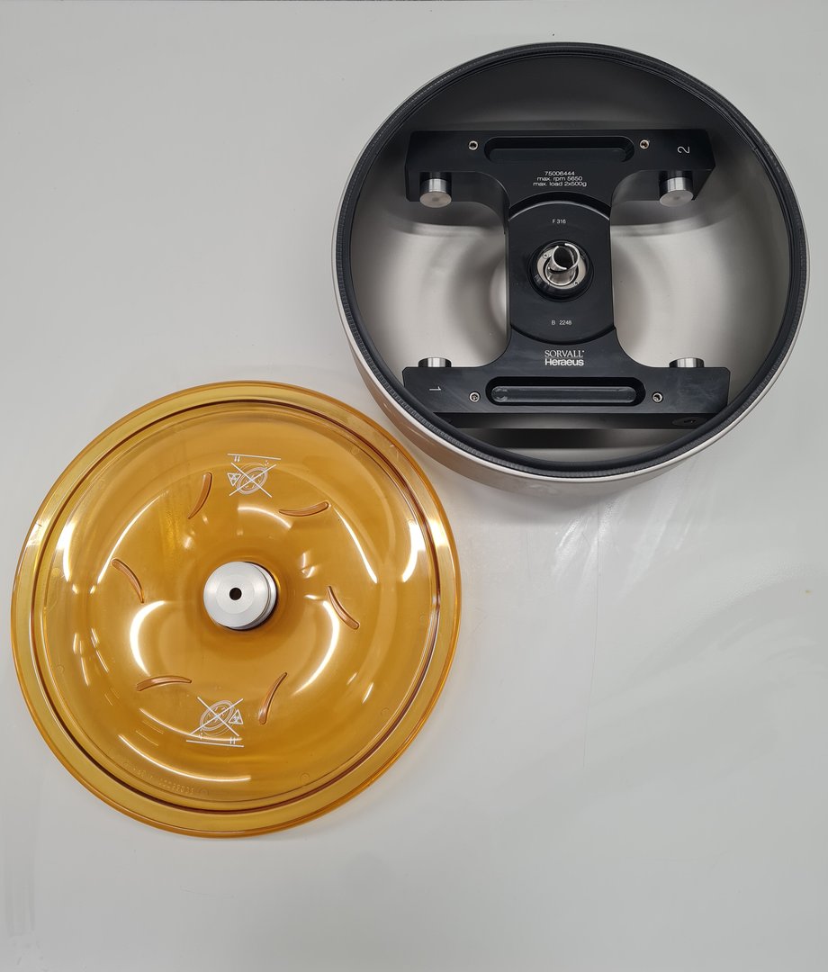 Image of Heraeus Sorvall 75006444 5650rpm 2x500g Swinging Bucket Centrifuge Rotor Lab