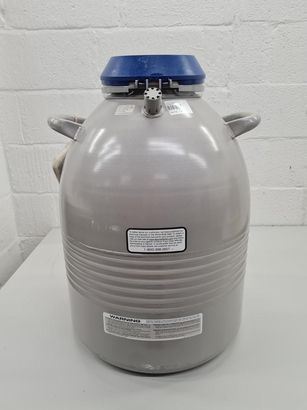 Image of Taylor-Wharton XT34 Liquid Nitrogen Dewar - 34XTB-11M Lab