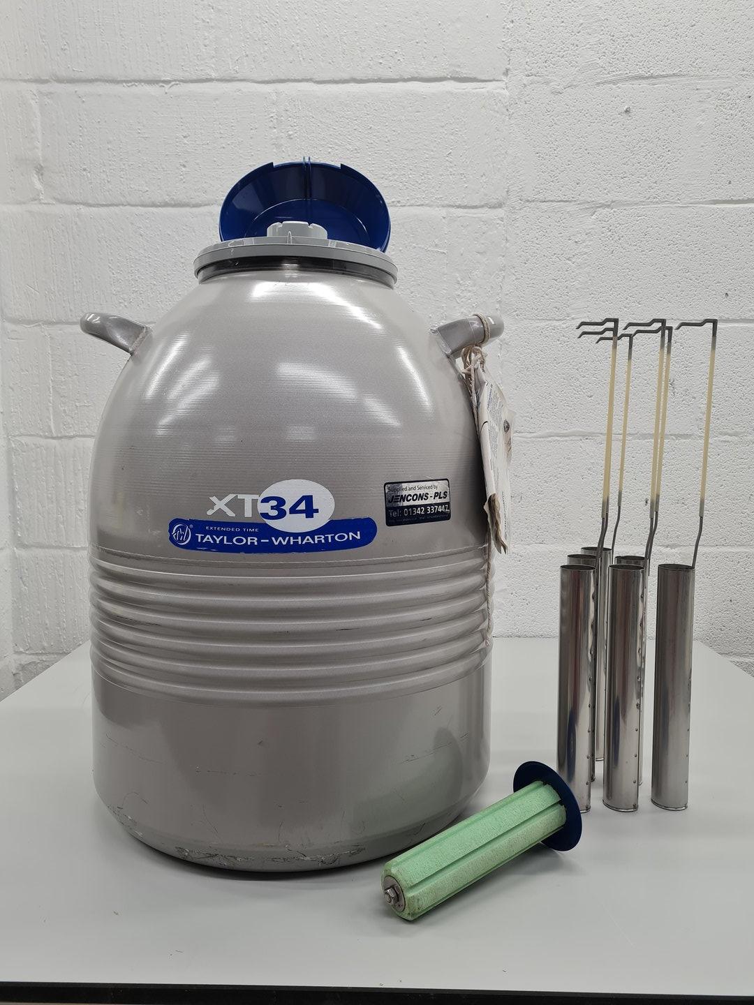 Image of Taylor-Wharton XT34 Liquid Nitrogen Dewar - 34XTB-11M Lab