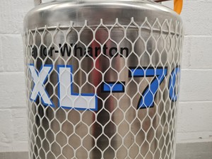 Thumbnail image of Taylor-Wharton XL-70 Vacuum Isolated Liquid Nitrogen Container Tank Lab