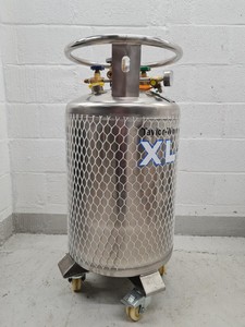 Thumbnail image of Taylor-Wharton XL-70 Vacuum Isolated Liquid Nitrogen Container Tank Lab