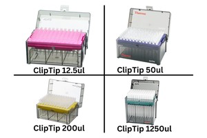 Thumbnail image of 186,048 x Thermo Scientific ClipTips (12.5ul, 50ul, 200ul, 1250ul) 