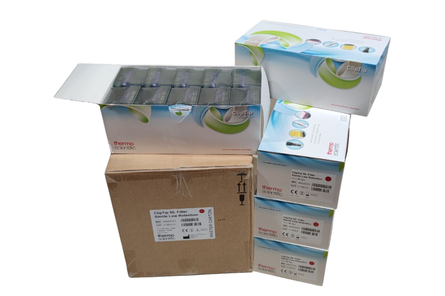 Image of 186,048 x Thermo Scientific ClipTips (12.5ul, 50ul, 200ul, 1250ul)