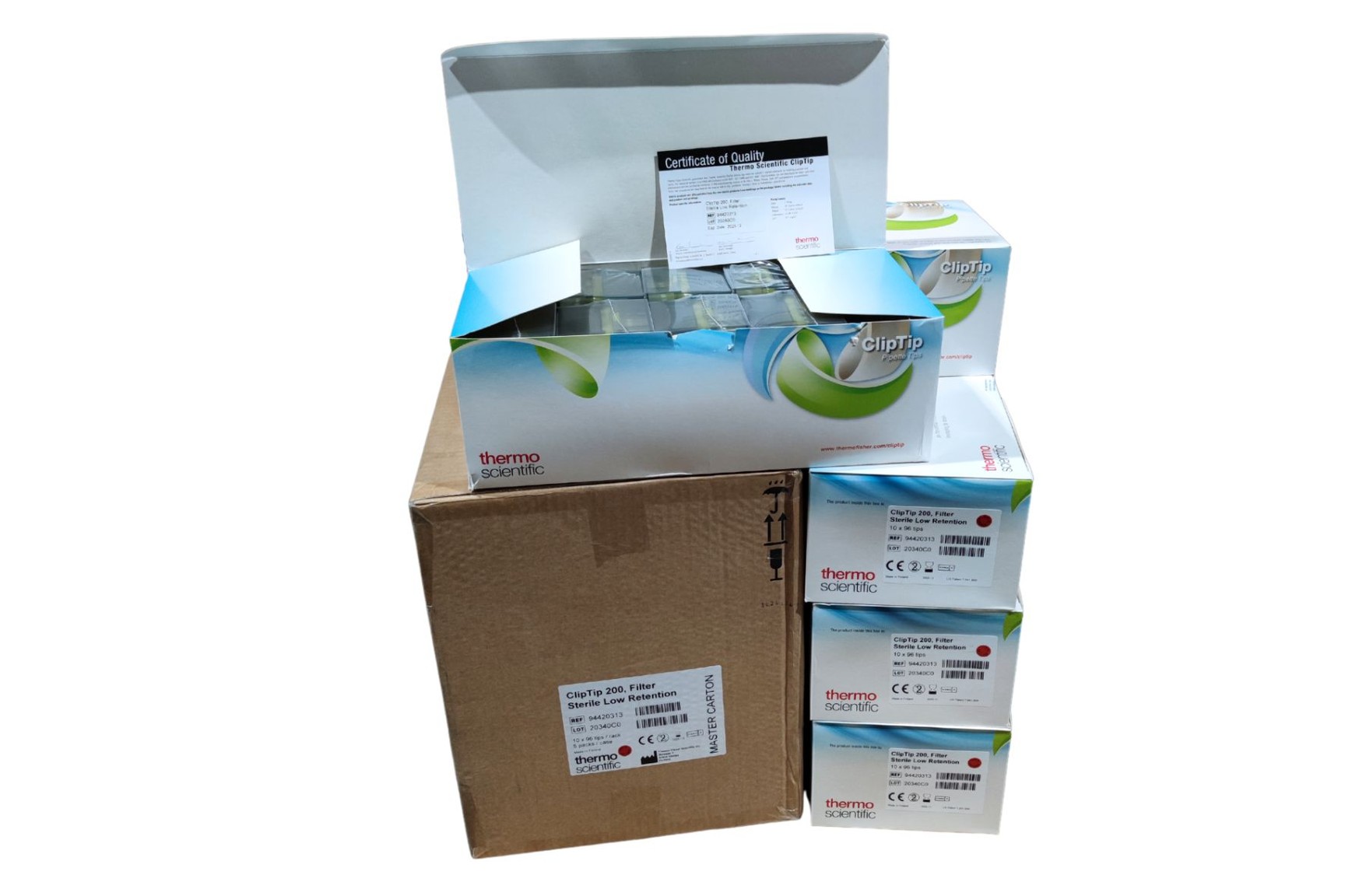 Image of 186,048 x Thermo Scientific ClipTips (12.5ul, 50ul, 200ul, 1250ul)