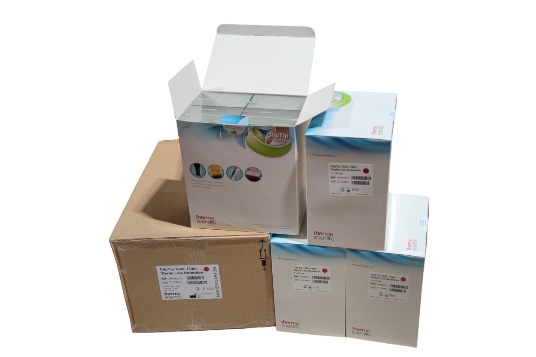 Image of 186,048 x Thermo Scientific ClipTips (12.5ul, 50ul, 200ul, 1250ul)