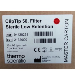 Thumbnail image of 129,600 ClipTips - 50 ul, Thermo Scientific Filtered, Sterile, Racked/96