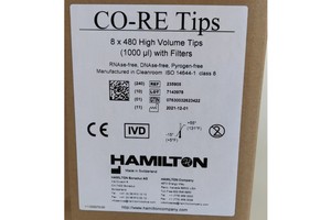 Thumbnail image of 53,760 x  Hamilton 1000uL CO-RE Tips, with filter