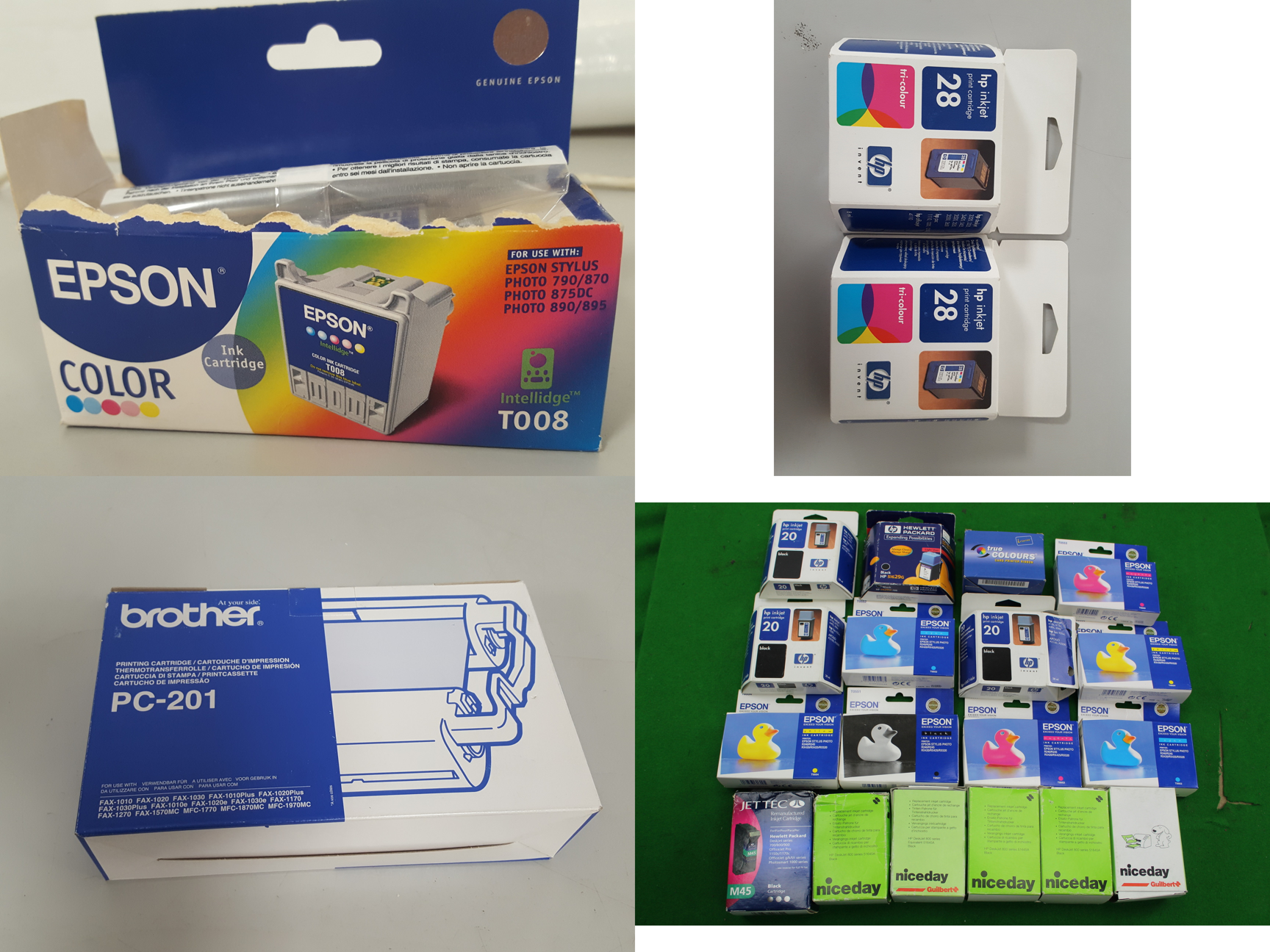 Image of Job Lot of Printers & Toner Printer Ink Cartridges - HP, Epson, Zebra
