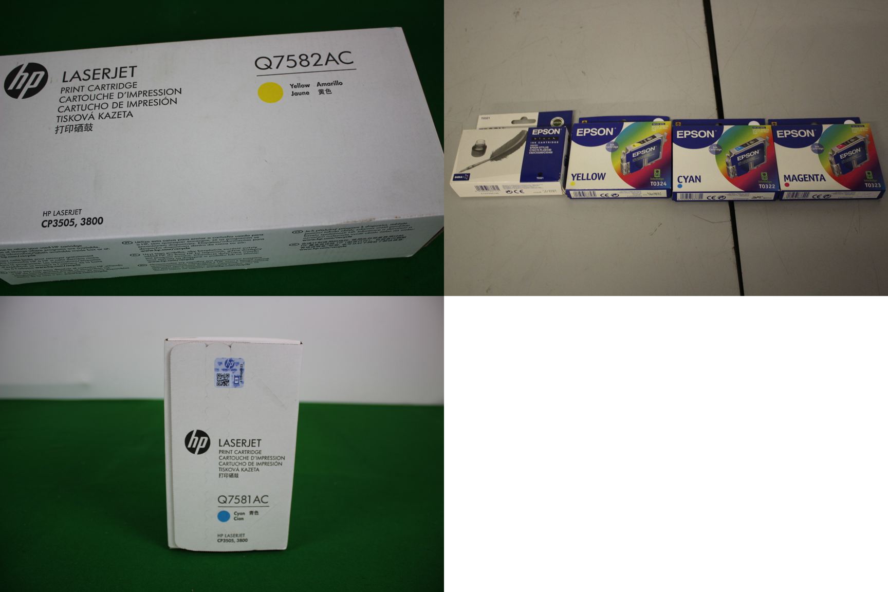 Image of Job Lot of Printers & Toner Printer Ink Cartridges - HP, Epson, Zebra