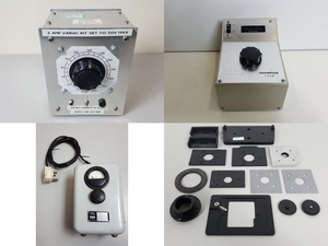 Thumbnail image of Job Lot of Laboratory Microscopes, Objectives & Eyepieces  Leica, Cooke, Vickers