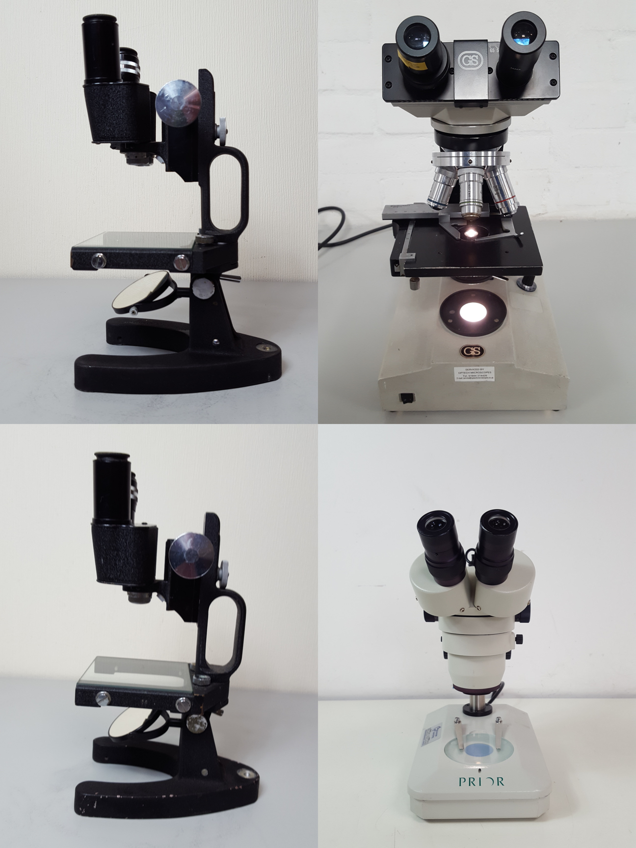 Image of Job Lot of Laboratory Microscopes - Cooke, Prior, Vickers Lab
