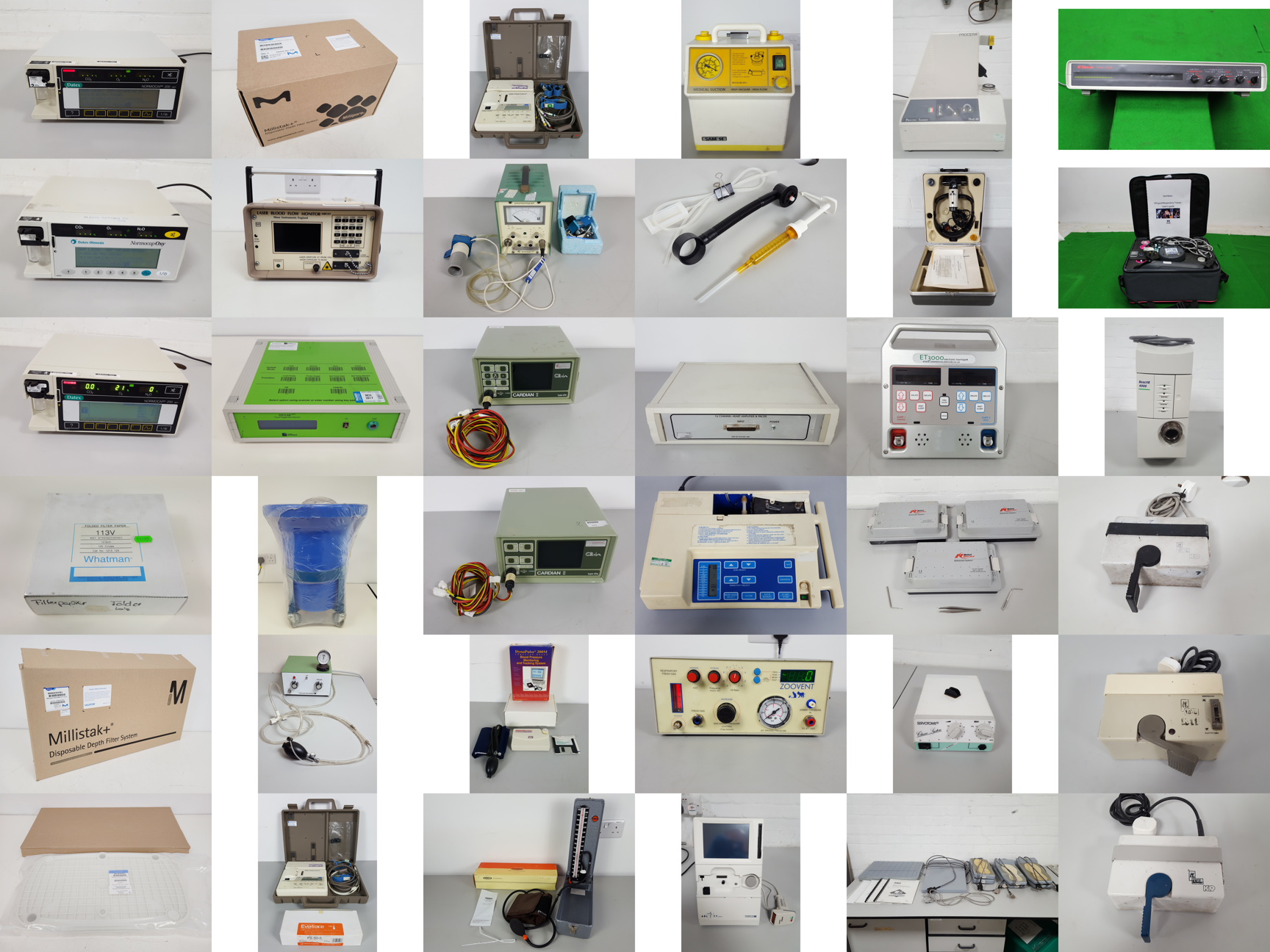 Image of Job lot of Mixed Medical & Dental Equipment - ECG, Anaesthesia, Drills, Monitors