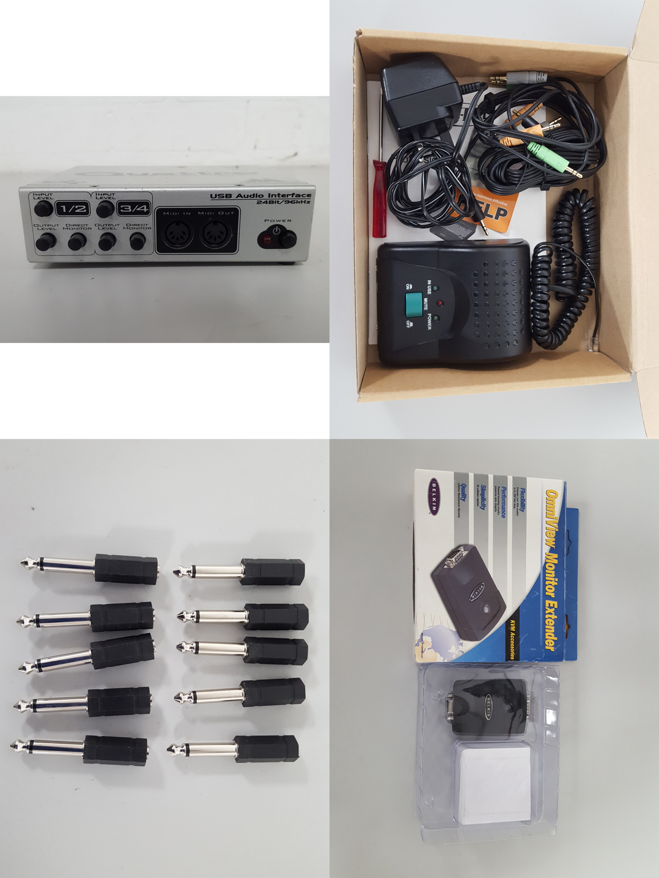 Image of Job lot of AV Audio Visual & Photography Equipment - Cameras, Lenses, Amplifiers