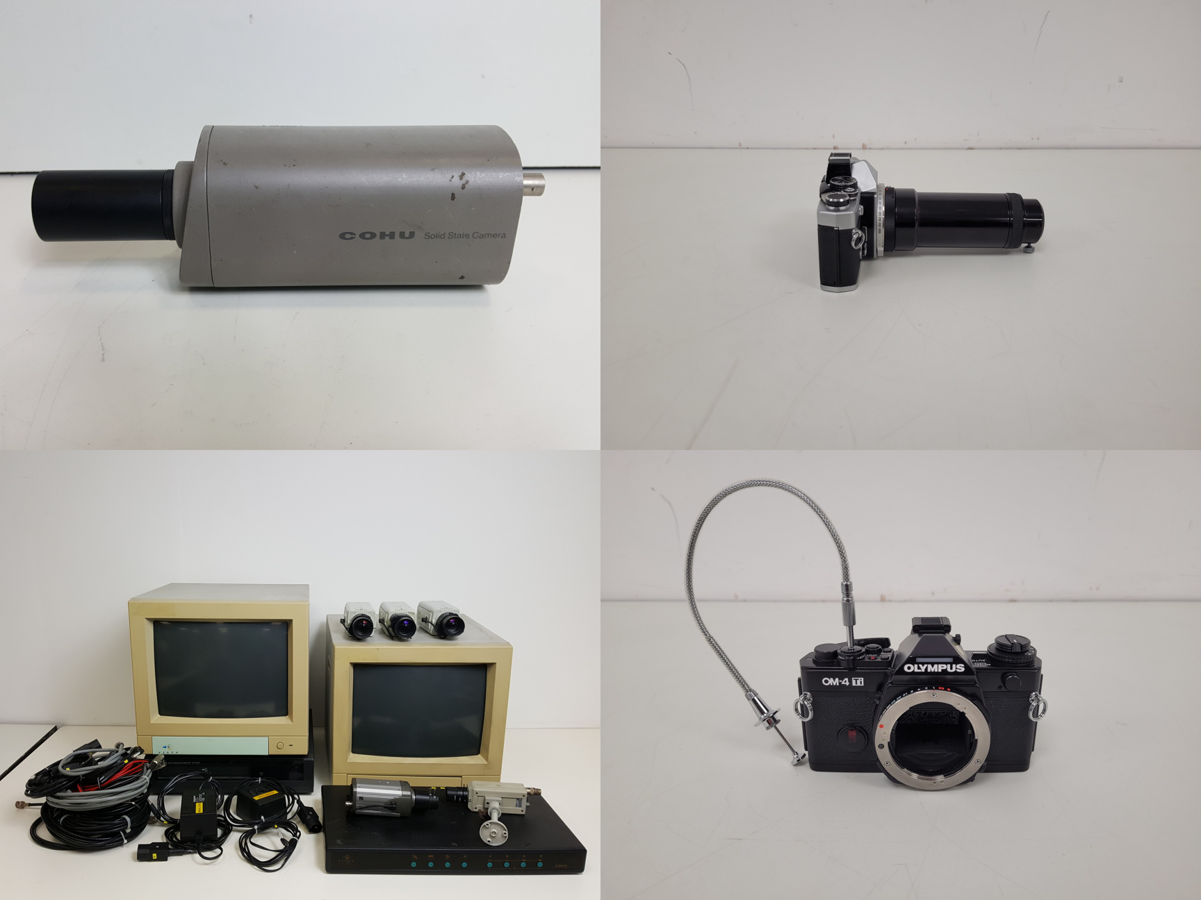 Image of Job lot of AV Audio Visual & Photography Equipment - Cameras, Lenses, Amplifiers