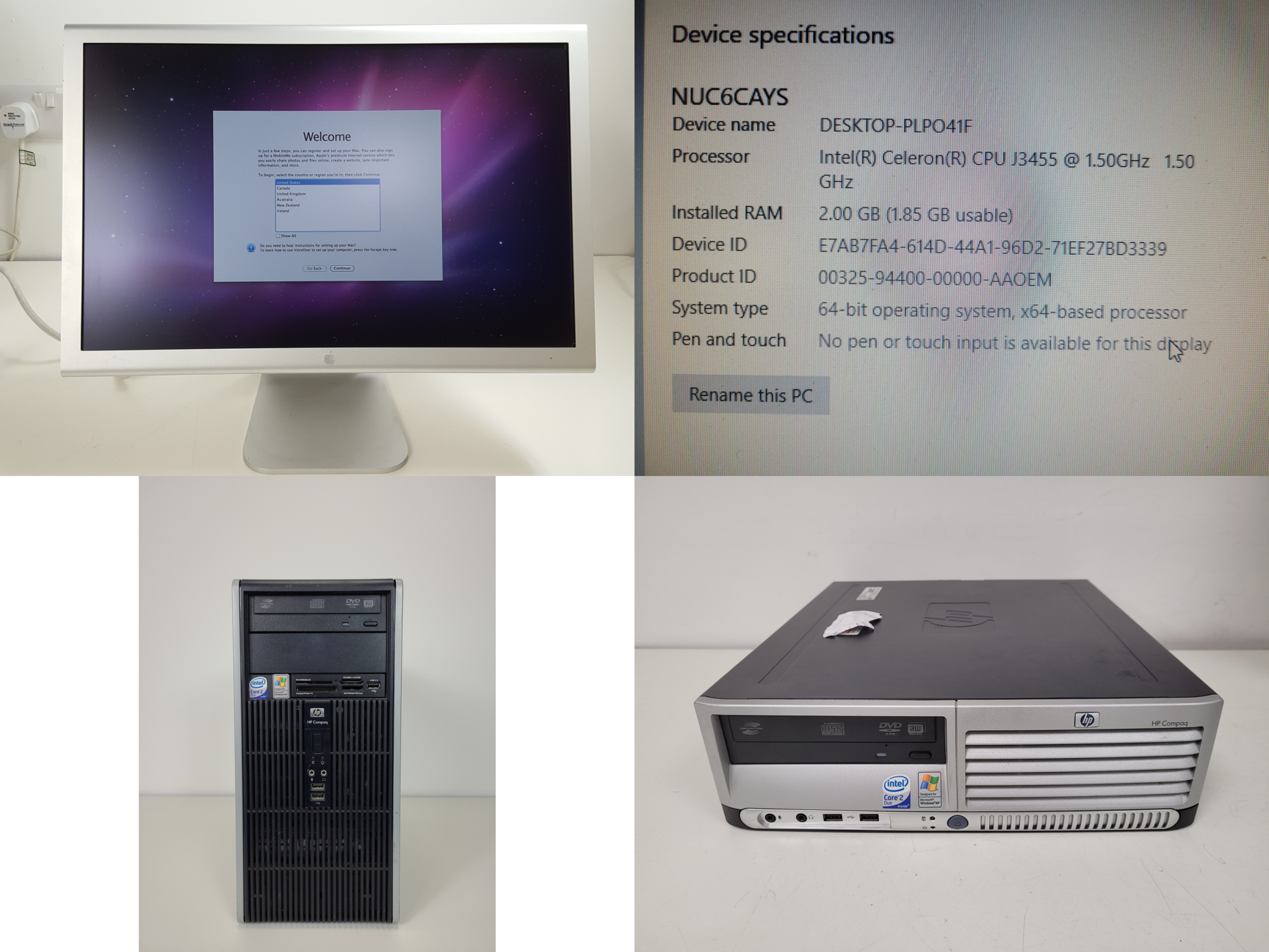 Image of Job Lot of Computers & IT Equipment- Apple iMac, Displays, Peripherals