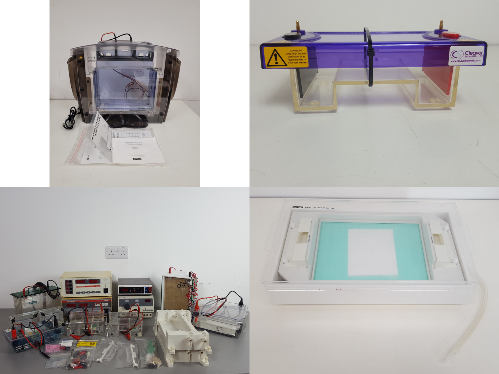 Image of Job Lot of Electrophoresis Equipment - Imaging Systems, Power Supplies, Tanks