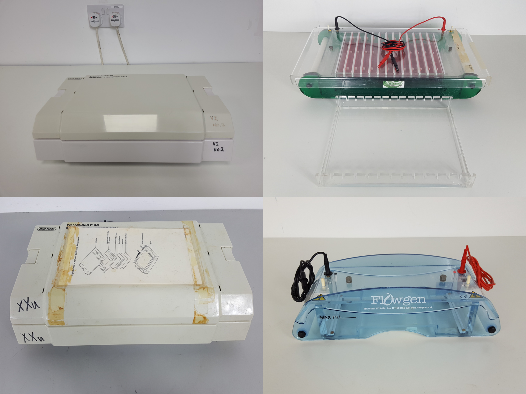 Image of Job Lot of Electrophoresis Equipment - Imaging Systems, Power Supplies, Tanks