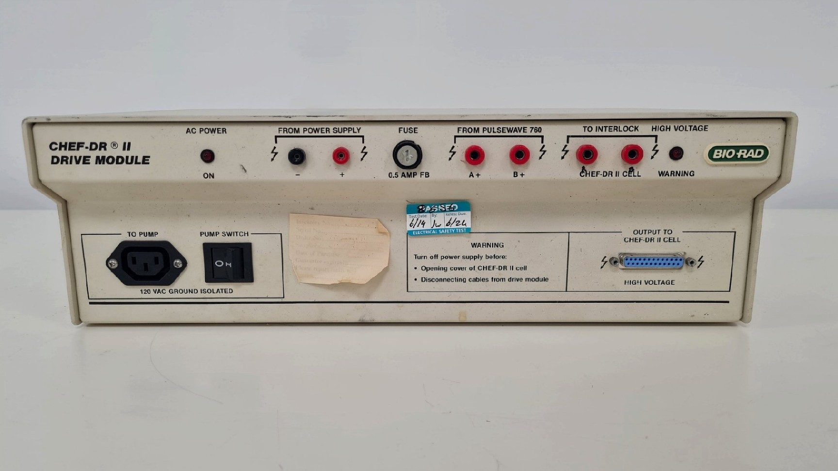 Image of Bio Rad Chef Dr II Electrophoresis Cell System Lab