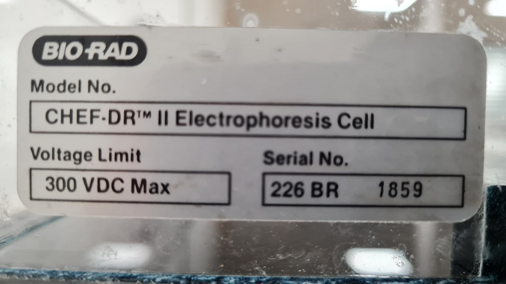 Image of Bio Rad Chef Dr II Electrophoresis Cell System Lab