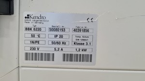 Thumbnail image of Heraeus BBK 6220 CO2 Laboratory Incubator Lab Spares/Repairs Faulty CO2