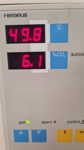 Thumbnail image of Heraeus BBK 6220 CO2 Laboratory Incubator Lab Spares/Repairs Faulty CO2