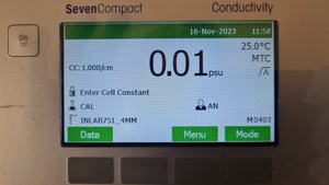 Thumbnail image of Mettler Toledo SevenCompact Conductivity Meter System Model s230 Lab