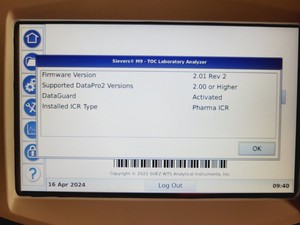 Thumbnail image of GE Sievers M9 TOC Analysis System With Datapro 2 Software 