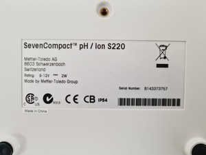 Thumbnail image of Mettler Toledo SevenCompact pH/Ionmeters S220 with P25 Printer Lab