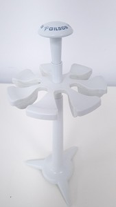 Thumbnail image of Lot Of 8/12 Channel Pipettes + Gilson Carrousel Pipette Stand Lab