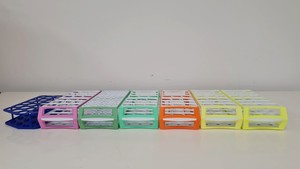 Thumbnail image of Lot Of Laboratory Pipette, Tube And Cuvette Holders Lab