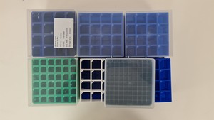 Thumbnail image of Lot Of Laboratory Pipette, Tube And Cuvette Holders Lab