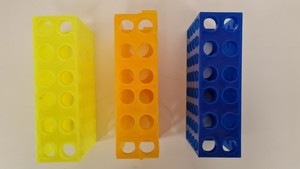 Thumbnail image of Lot Of Laboratory Pipette, Tube And Cuvette Holders Lab