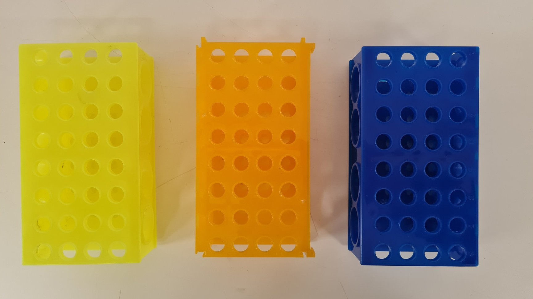 Image of Lot Of Laboratory Pipette, Tube And Cuvette Holders Lab