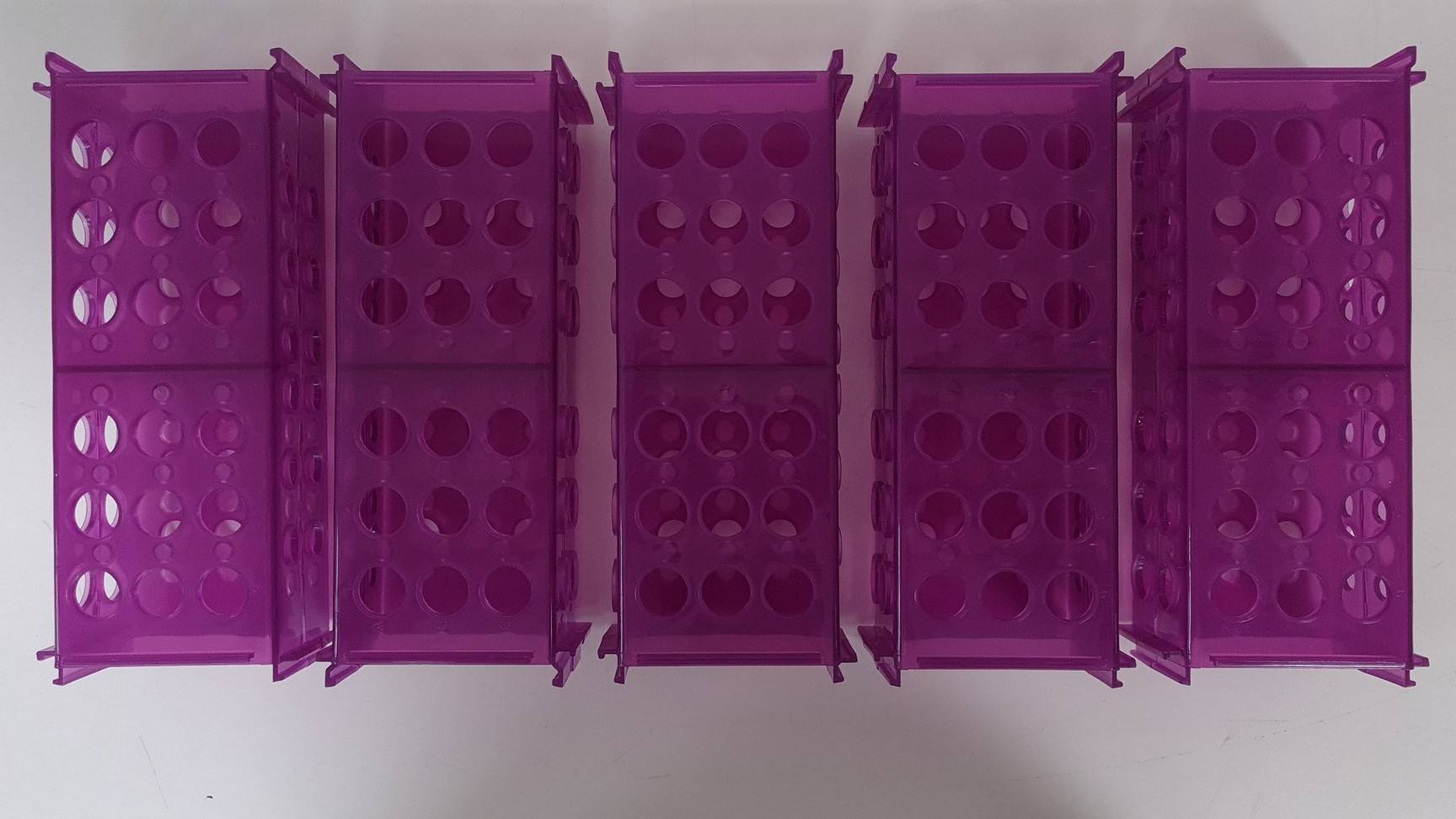 Image of Lot Of Laboratory Pipette, Tube And Cuvette Holders Lab