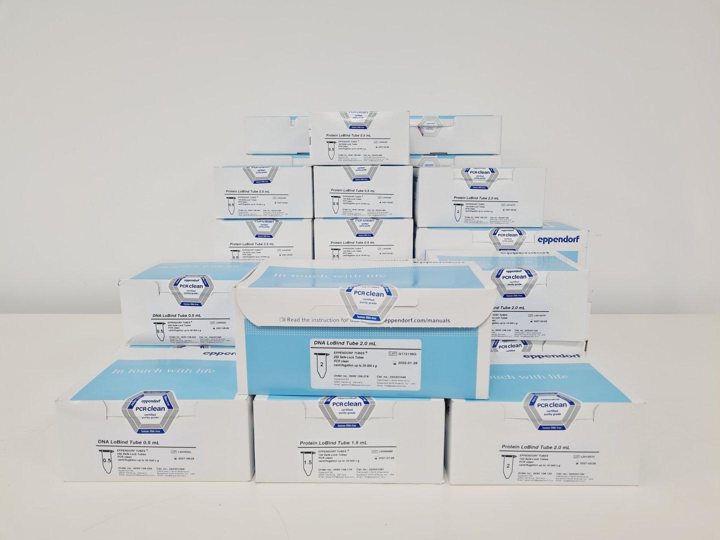 Image of Lot Of Eppendorf Consumables -  Protien & DNA LoBind Tubes - UVettes Lab