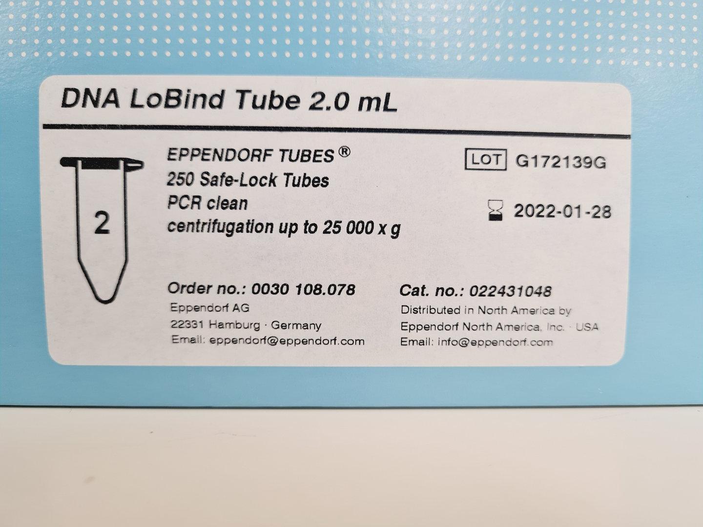 Image of Lot Of Eppendorf Consumables -  Protien & DNA LoBind Tubes - UVettes Lab
