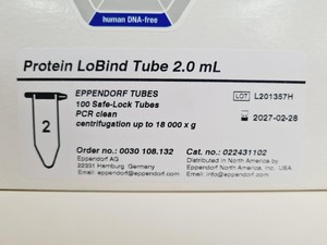 Thumbnail image of Lot Of Eppendorf Consumables -  Protien & DNA LoBind Tubes - UVettes Lab