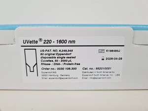 Thumbnail image of Lot Of Eppendorf Consumables -  Protien & DNA LoBind Tubes - UVettes Lab