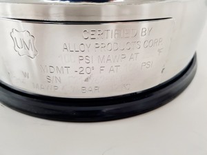Thumbnail image of Millipore Corporation 10L Pressure Vessel XX6700P10 Lab
