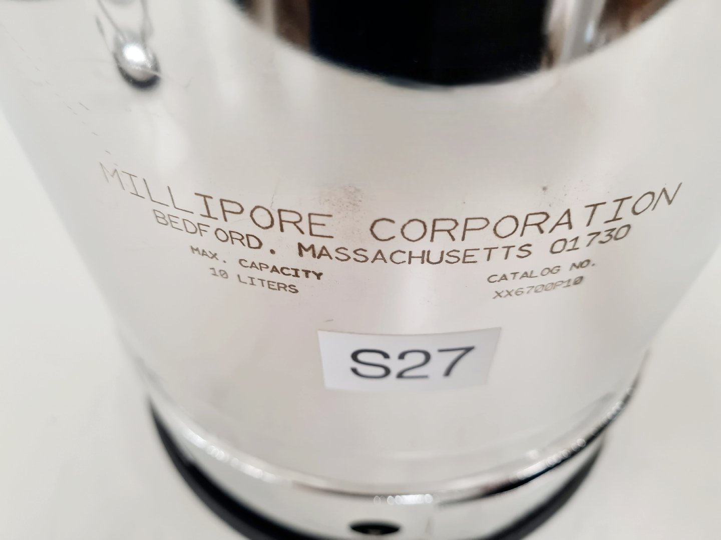 Image of Millipore Corporation 10L Pressure Vessel XX6700P10 Lab