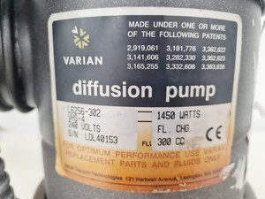 Thumbnail image of Agilent Varian VHS-4 Water Cooled Diffusion Pump Lab
