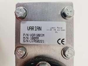 Thumbnail image of Varian VAT 100mm UHV Vacuum Gate Valve Part Number- VGA100IM Lab