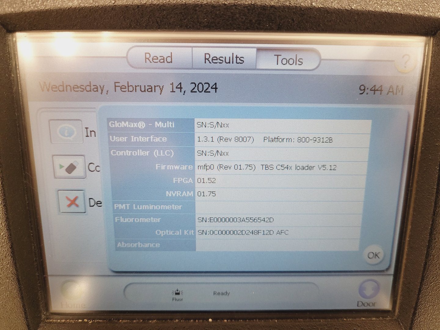 Image of ProMega GloMax Multi Detection System Lab