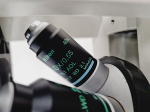 Thumbnail image of Nikon Eclipse TS100 Inverted Fluorescence Microscope with 4 x LWD Objectives Lab