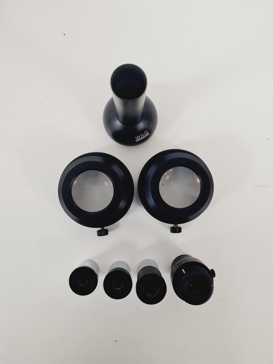 Image of Heerbrugg Wild M3Z Stereo Zoom Microscope with Accessories Lab