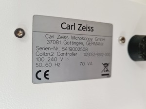 Thumbnail image of Carl Zeiss Colibri.2  Microscope Light Source Lamp Module & Control System Lab