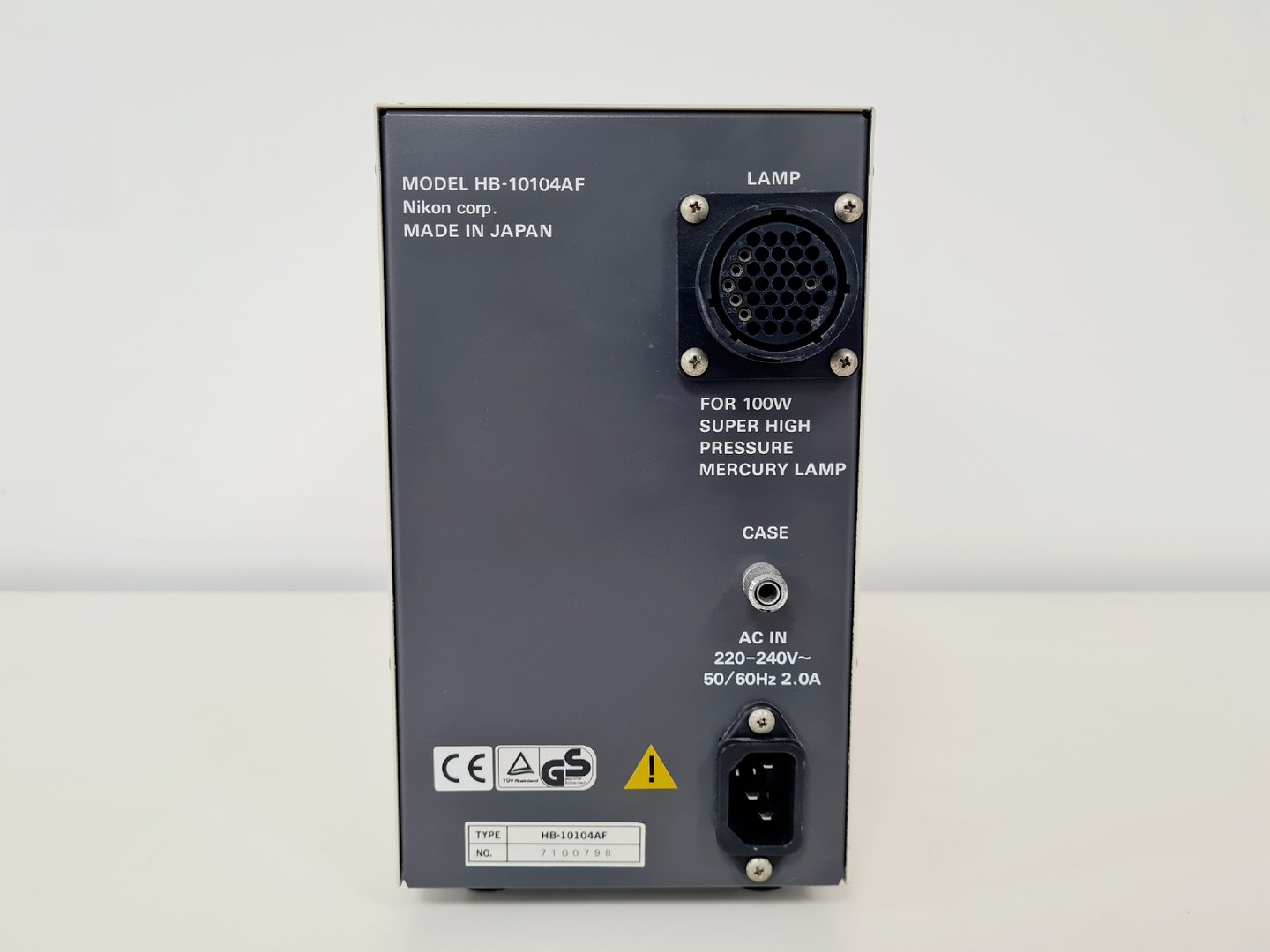 Image of Nikon HB-10104AF Lamp Supply + Nikon HG 100W Lamp Lab
