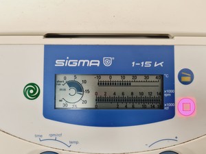 Thumbnail image of Sigma 1-15K Benchtop Refrigerated Centrifuge Lab Spares/Repairs